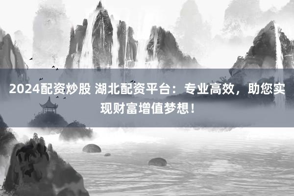 2024配资炒股 湖北配资平台：专业高效，助您实现财富增值梦想！