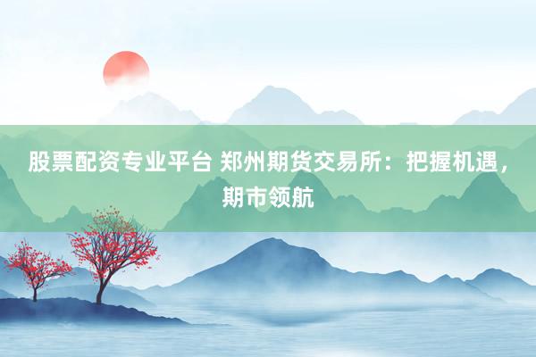 股票配资专业平台 郑州期货交易所：把握机遇，期市领航